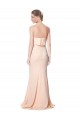 Sirène Sans bretelle Col Haut Crêpe Stretch Longue Formelles Robes demoiselle d'honneur / Robes de soirée / Robes de bal à Bas Prix