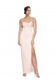 Sirène Satiné Stretch Longue Formelles Robes demoiselle d'honneur / Robes de soirée / Robes de bal à Bas Prix