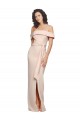 Sirène Épaule Dénudée Crêpe Stretch Longue Formelles Robes demoiselle d'honneur / Robes de soirée / Robes de bal à Bas Prix