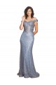 Sirène Épaule Dénudée Paillette Longue Formelles Robes demoiselle d'honneur / Robes de soirée / Robes de bal à Bas Prix