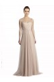 Trapèze Col Carré Tulle Longue Robes demoiselle d'honneur à Bas Prix
