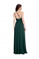 Trapèze Crêpe Stretch Longue Formelles Robes demoiselle d'honneur / Robes de soirée / Robes de bal à Bas Prix