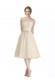 Trapèze Sans bretelle Tulle Courte Robes demoiselle d'honneur / Robes de cocktail à Bas Prix