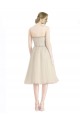 Trapèze Sans bretelle Tulle Courte Robes demoiselle d'honneur / Robes de cocktail à Bas Prix