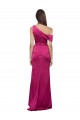 Trapèze Satiné Stretch Longue Formelles Robes demoiselle d'honneur / Robes de soirée / Robes de bal à Bas Prix