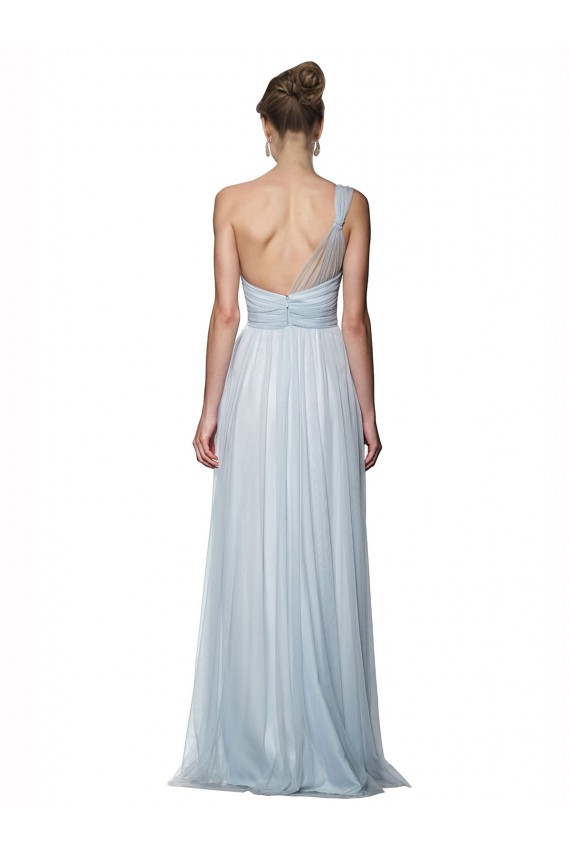 Trapèze Tulle Longue Robes demoiselle d'honneur à Bas Prix
