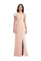 Trompette Crêpe Stretch Longue Formelles Robes demoiselle d'honneur / Robes de soirée / Robes de bal à Bas Prix