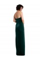 Vert foncé Fourreau Sans bretelle Velours Stretch Longue Formelles Robes demoiselle d'honneur / Robes de soirée / Robes de bal à Bas Prix