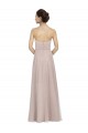 Vintage Rose Trapèze Tulle Longue Robes demoiselle d'honneur à Bas Prix