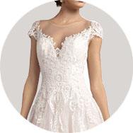 Mancherons Robes de mariée à Bas Prix