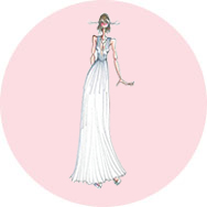 Fourreau Robes de mariée à Bas Prix