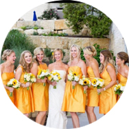 Jaune Robes demoiselle d'honneur à Bas Prix