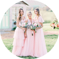 Rose Robes demoiselle d'honneur à Bas Prix